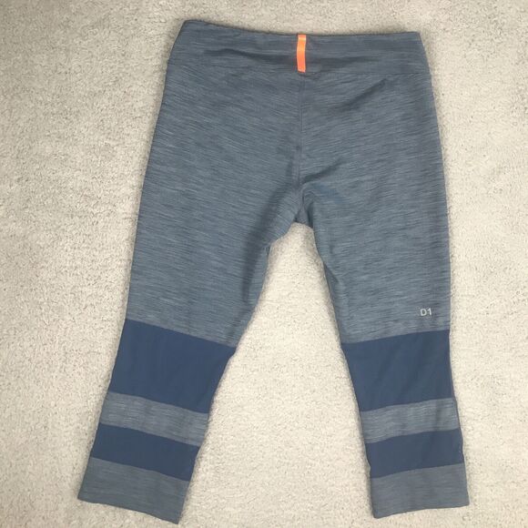 Asics Running Leggings Womens Size Large Blue Capri Compression Gym Training - Picture 6 of 8